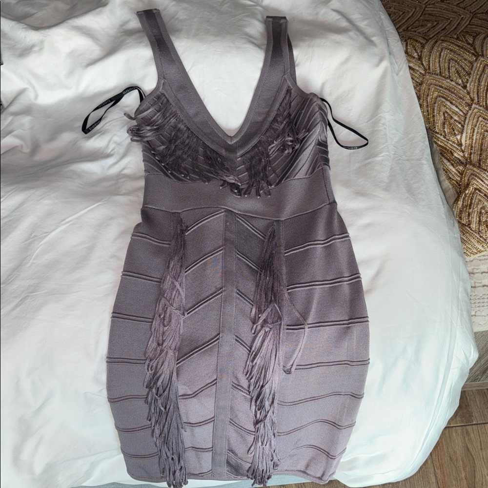Bebe bandage dress. Lilac. Size small